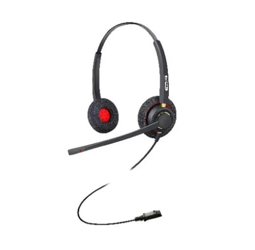 Inbertec UB800DP Contact Center Headset with QD I Noise Cancelling Mic, Mono, All-Day Comfort