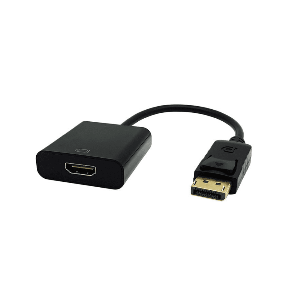 Allan Superstore 10m DisplayPort (DP) Male to HDMI Female Cable – 1080p Full HD Output