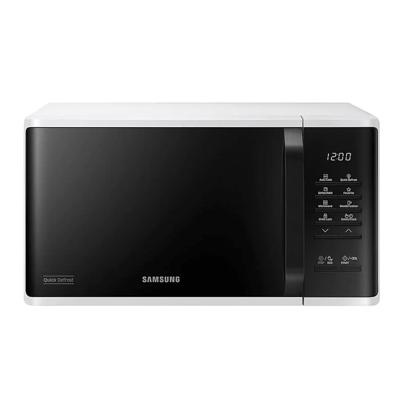 Samsung MS23K3513AW 23L Solo Microwave Oven with Ceramic Enamel Cavity and Triple Distribution