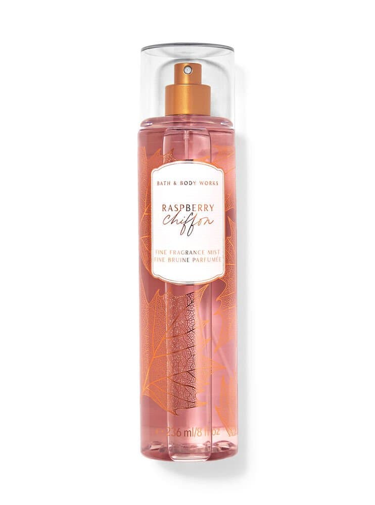Bath & Body Works Raspberry Chiffon Fine Fragrance Mist | Sweet Berry Scent, 236ml