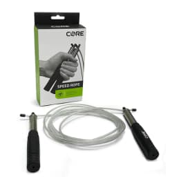 Core Speed Rope Black/Grey I Premium Jump Rope for Fitness Training & Cardio I Fitness at Home