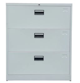 Cubix 3 Drawer Steel Lateral Filing Cabinet