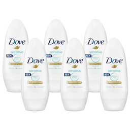 Dove Deodorant Roll-On Sensitive 40ml Pack of 6