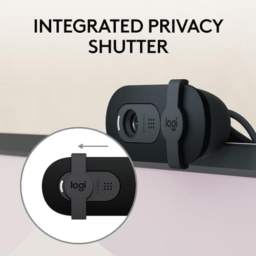Logitech Brio 101 Full HD Webcam Made for Meetings and Works for Streaming