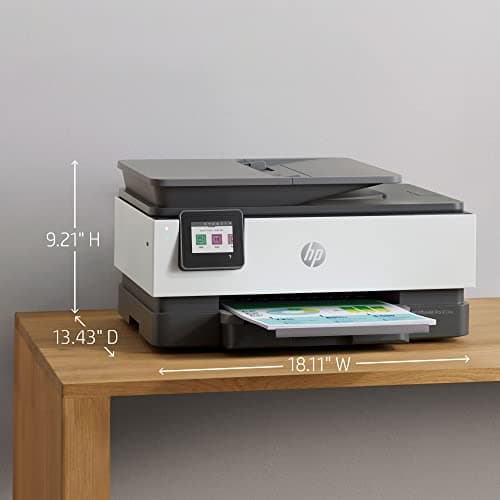 HP OfficeJet Pro 8034e Wireless Color All-in-One Printer | Print/Scan/Copy/Fax, Wi-Fi, Duplex