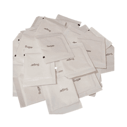 Premium White Sugar Individual Sachets I Perfect Portion Control for Coffee & Tea (100 Pack)