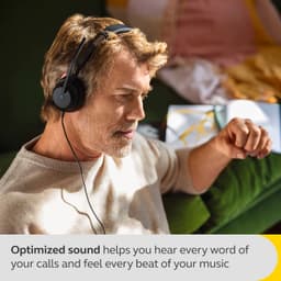 Jabra Evolve2 50 Wired Stereo Headset AirComfort Technology, Noise-Cancelling Mics & Active Noise Cancellation - MS Teams Certified, Works with All Other Platforms - Black