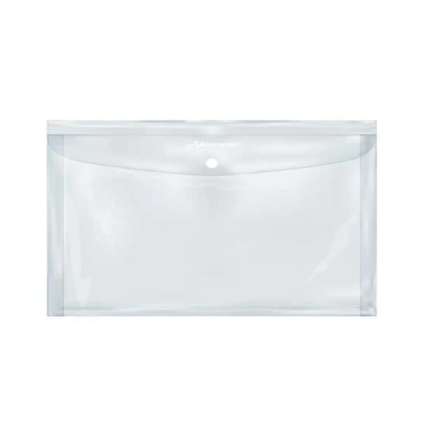 Clear Plastic Envelope Long Size Transparent | Document Holder | Legal File Storage Organizer