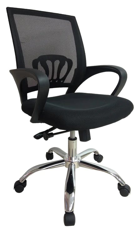 Cubix Mesh Office Computer Swivel Chair, Black