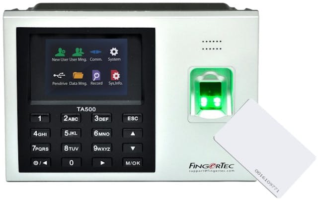 Fingertec TA-500R (RFID) Multimedia Colour Time Attendance (Stand Alone)	