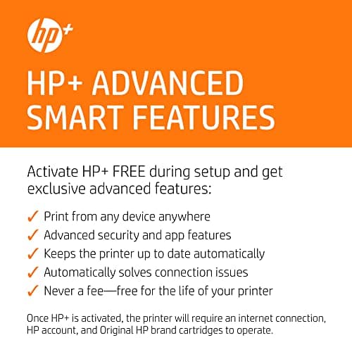 HP OfficeJet Pro 8034e Wireless Color All-in-One Printer | Print/Scan/Copy/Fax, Wi-Fi, Duplex