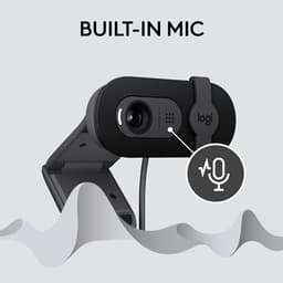 Logitech Brio 101 Full HD Webcam Made for Meetings and Works for Streaming