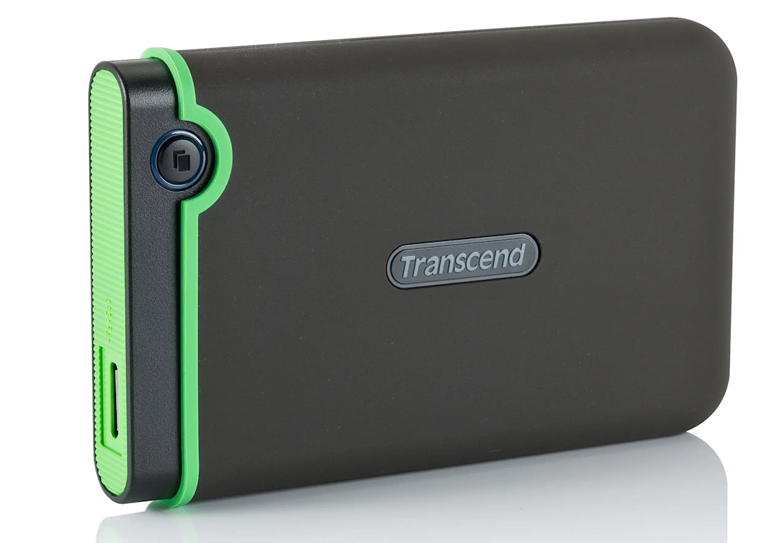 Transcend StoreJet 25M3 1TB Portable Hard Drive Shock Resistant USB 3.1 Type-A