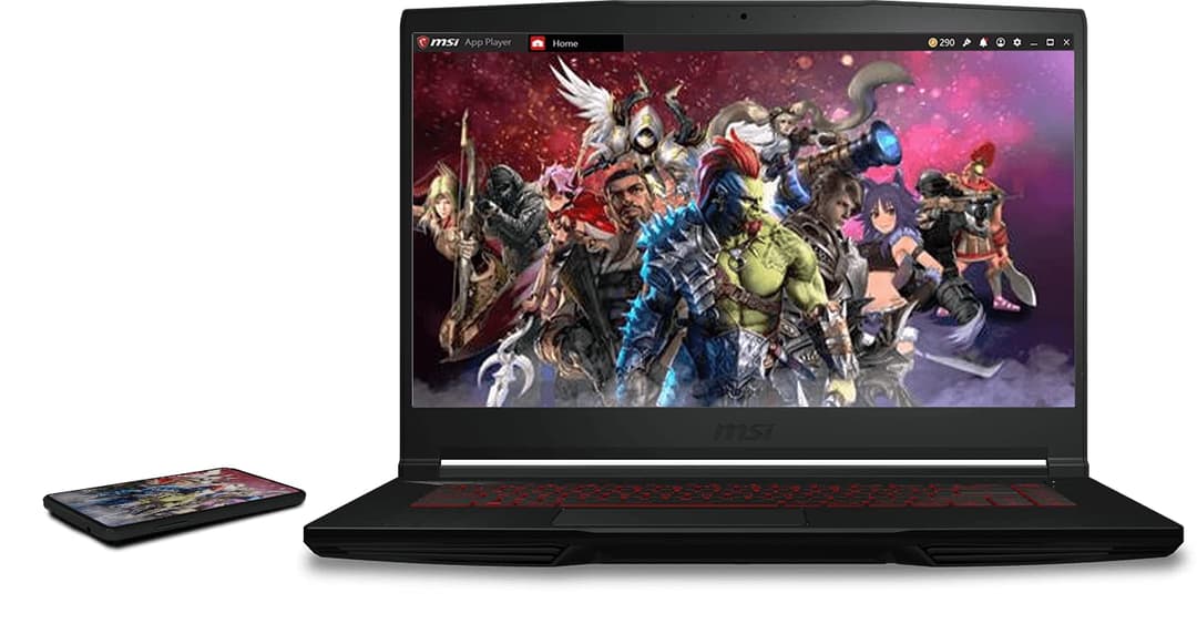 MSI 2022 Newest GF63 Thin Gaming 15 Laptop, 15.6" FHD IPS Display, 10th Gen Intel i5-10300H, Win10, HDMI Cable