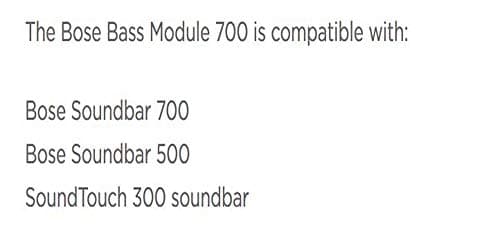 Bose Bass Module 700 | Wireless 12" Subwoofer, Deep Bass, Premium Glass Top Design, Black