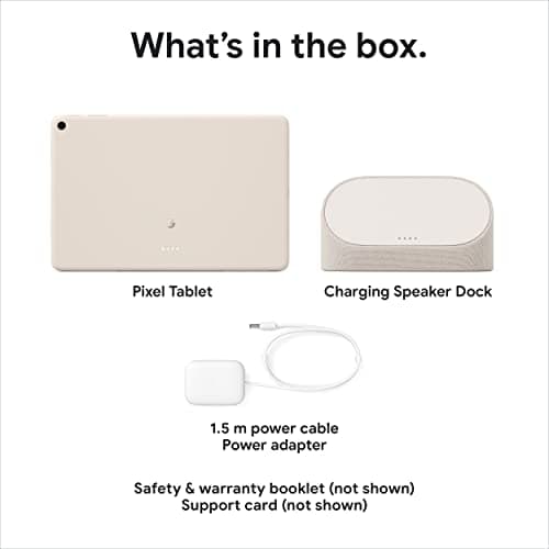 Google Pixel Tablet with Charging Speaker Dock - Android Tablet with 11-Inch Screen