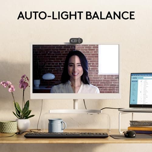 Logitech Brio 101 Full HD Webcam Made for Meetings and Works for Streaming