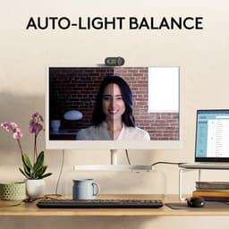 Logitech Brio 101 Full HD Webcam Made for Meetings and Works for Streaming