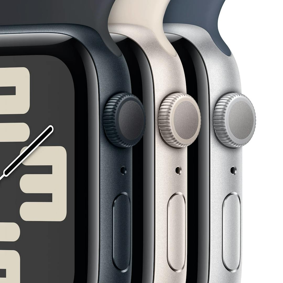 Apple Watch SE GPS 44mm Midnight Aluminum Case with Midnight Sport Band - M/L