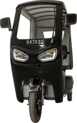 HATASU HERO Three Wheeler Ebike with 48V32AH Rechargeable Battery & Leather Roof Cover