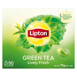 Lipton Green Tea Lively Fresh 75g (50pcs)