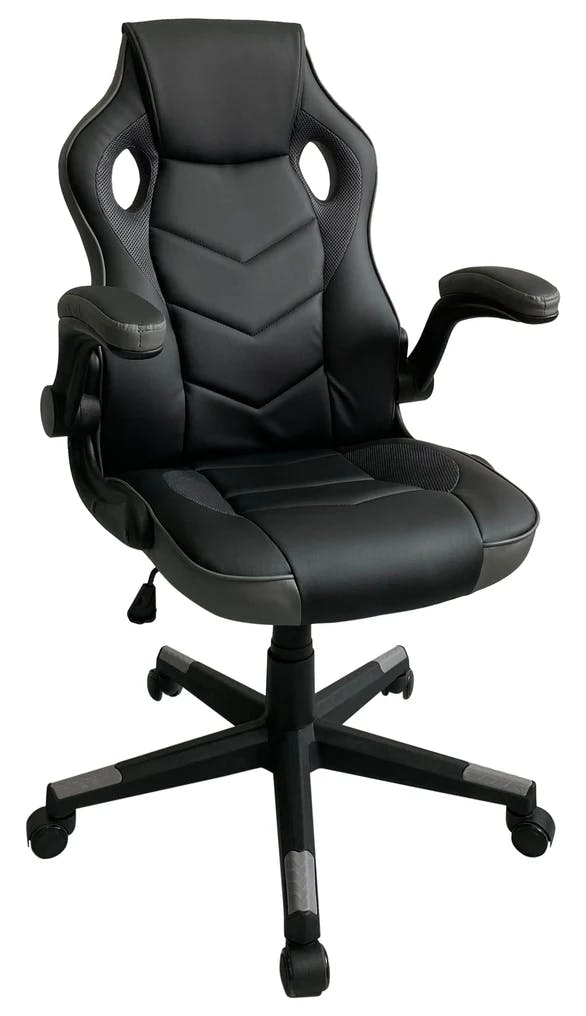 Cubix Ergonomic Gaming Chair with PU Leather Flip-up Armrest, MCS 466