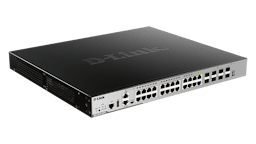 D-Link 28-Port Layer 3 Stackable Managed PoE Gigabit Switch DGS-3630-28PC 