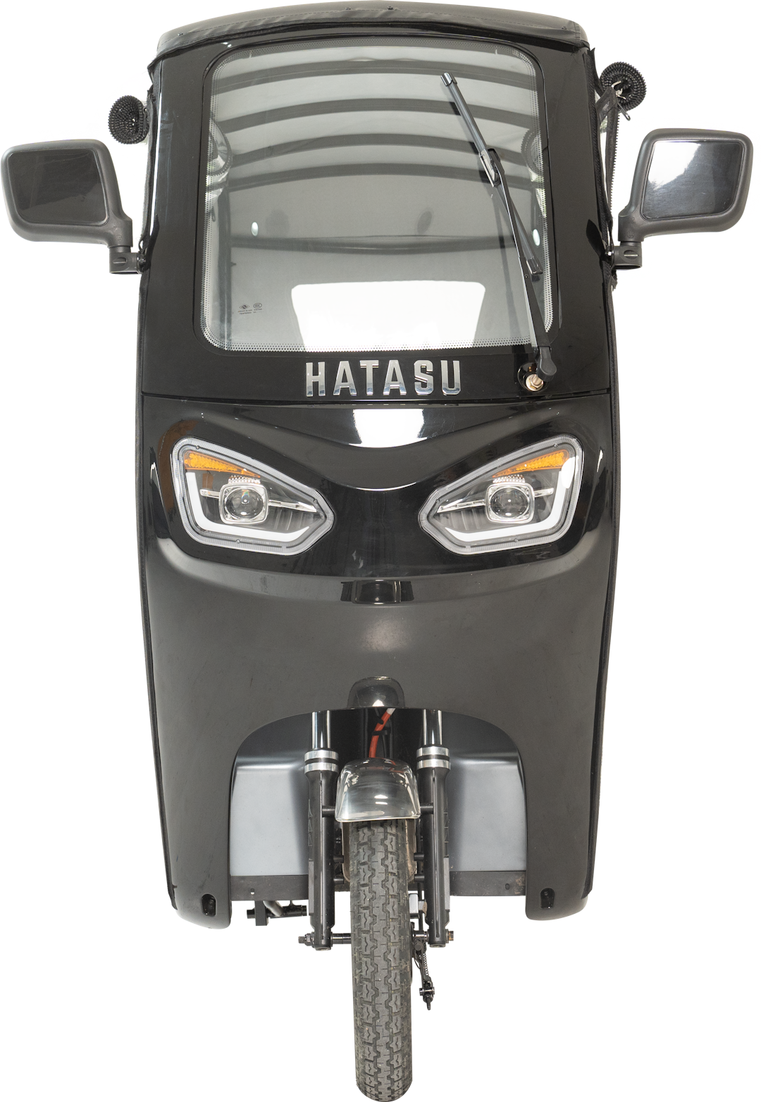 HATASU HERO Three Wheeler Ebike with 48V32AH Rechargeable Battery & Leather Roof Cover