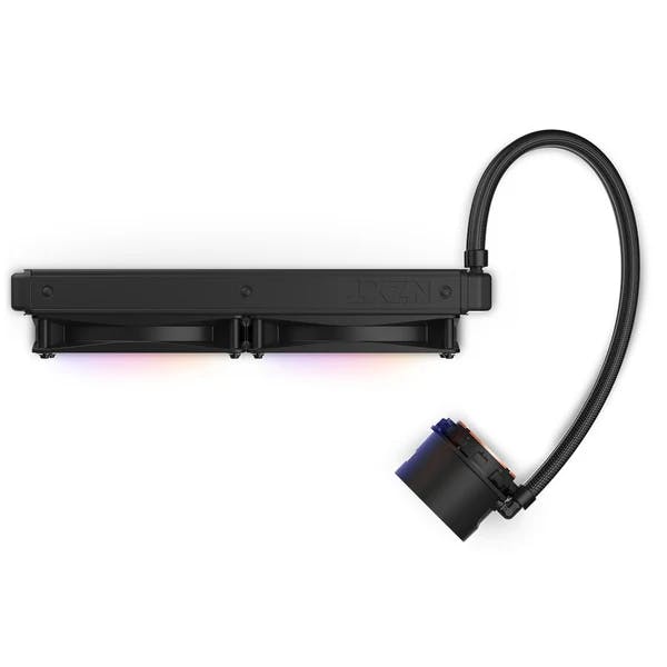 NZXT Kraken 280 RGB 280mm AIO Liquid Cooler with LCD Display and RGB Fans Black RL-KR280-B1