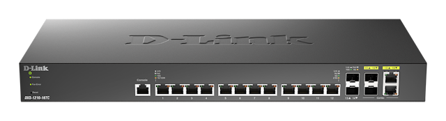 D-Link 10 Gigabit SFP+ Smart Switch DXS-1210-16TC