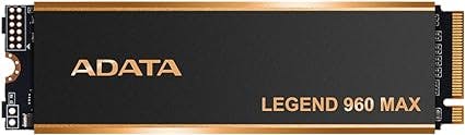 ADATA Legend 960 Max 1TB PCIE GEN4 X4 M.2 2280 Internal Gaming SSD With Heatsink (ALEG-960M-1TCS)