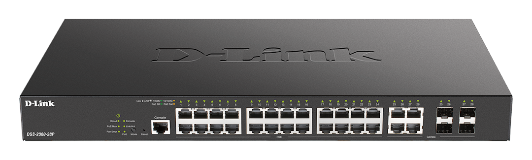 D-Link 28-Port Gigabit Managed Switches DGS-2000-28P