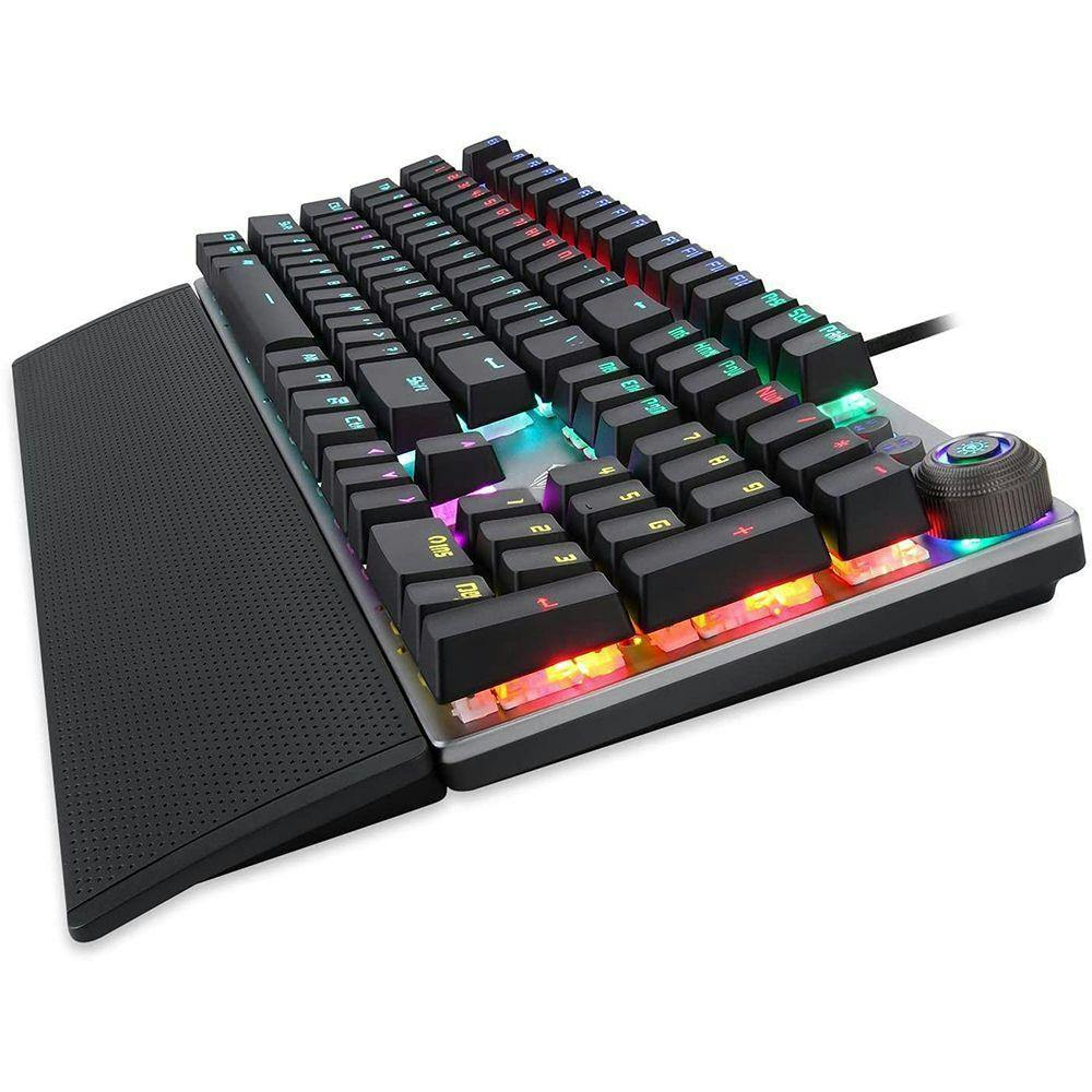 Aula Wind F2058 Wired Mechanical Gaming Gray Keyboard (Blue Switch)