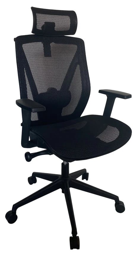 Cubix Ergonomic Highback Mesh Chair with Headrest, Mesh Back, and Lumbar Support, NX 2308