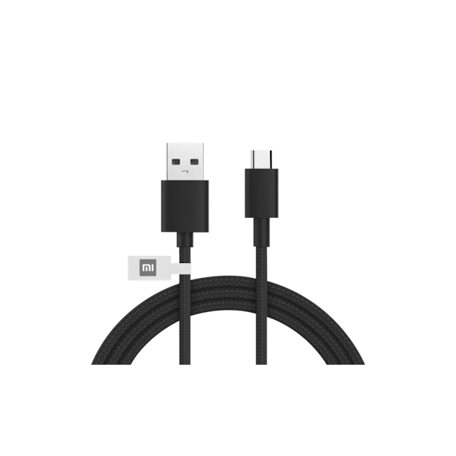 Xiaomi MI Braided Usb Type C Cable 100CM (BLACK) SJV4110GL-B