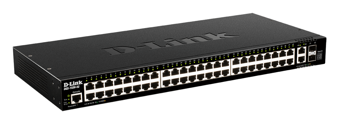 D-Link 52 Port Managed Smart Switch with PoE DGS-1520-52