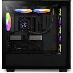 NZXT Kraken Elite 280 RGB AIO Liquid Cooler with LCD Display and RGB Fans Black RL-KR28E-B1