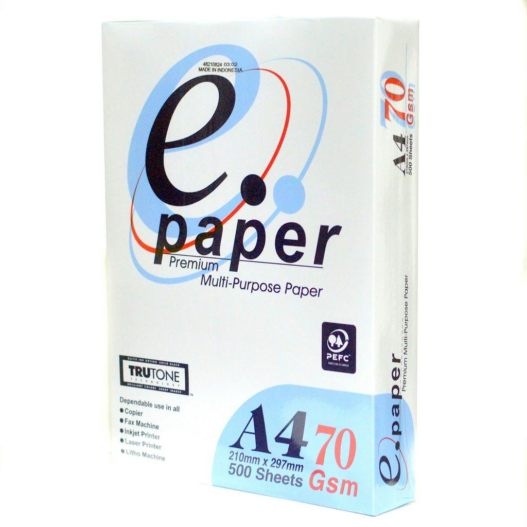 E-Paper Premium Multi-Purpose Paper A4 70 gsm