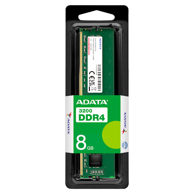 ADATA DDR4 3200MHZ PC4-25600 U-DIMM Memory