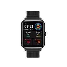 Promate ProWatch-M18 SuperFit™ IP68 Fitness Tracker Smartwatch with Media Storage and 1.78" Amoled Display