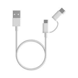 Xiaomi MI 2-in-1 USB Cable (Micro USB To Type C) 100CM SJX02ZM-100