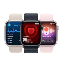 Apple Watch Series 9 GPS 41mm Pink Aluminum Case with Light Pink Sport Band - M/L