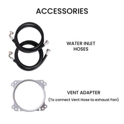 Sekido All-in-One Washer Dryer VENTLESS/VENTED PET cycle 1.62cf/15lbs 110V (Black)