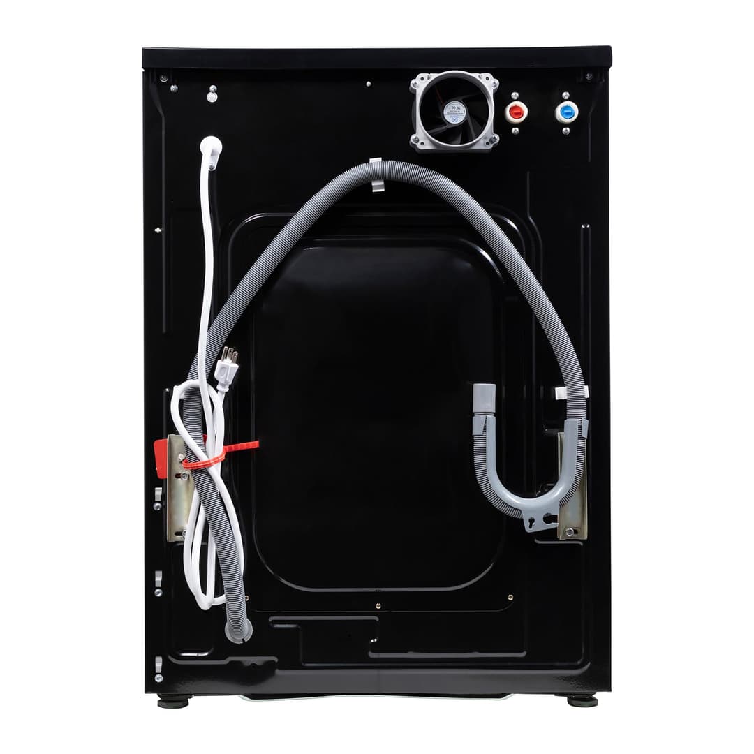 Sekido All-in-One Washer Dryer VENTLESS/VENTED PET cycle 1.62cf/15lbs 110V (Black)