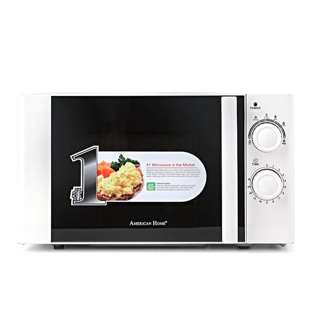 American Home AMW-25 Mechanical Microwave Oven 20 Liters | White