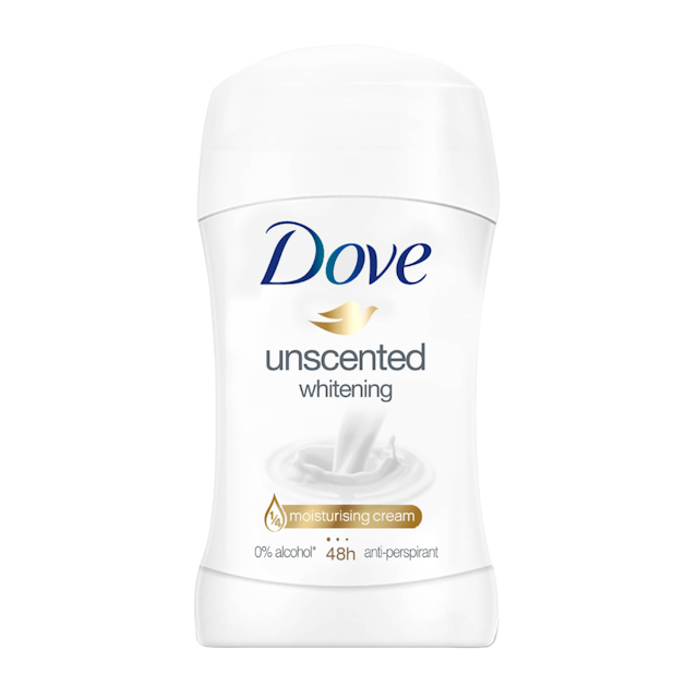 Dove Deodorant Stick Unscented Women 40g
