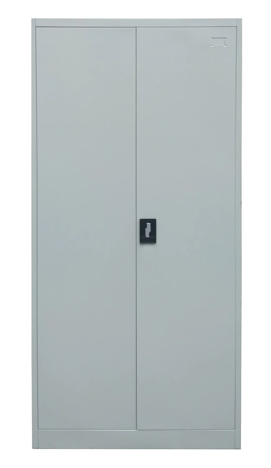 2 Door Steel Storage Cabinet with Five Shelves | Light Gray