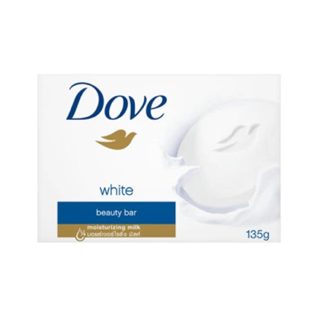 Dove White with Moisturizing Milk Beauty Bar 135g