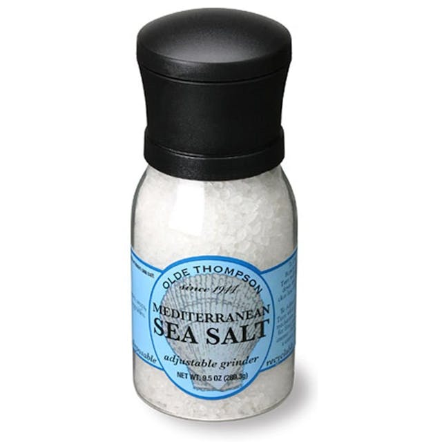 Olde Thompson 9.5 Ounce Mediterranean Sea Salt Grinder with Salt 269g