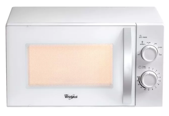 Whirlpool 20L Microwave Oven with Defrost Function MWX201 WH (White)